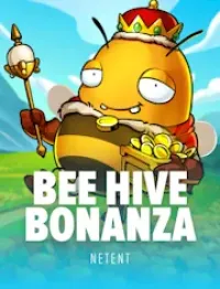 bee hive bonanza slot logo