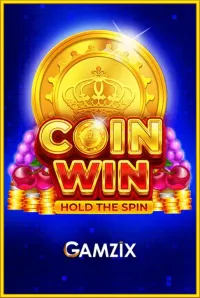 coin win hold the spin slot logo